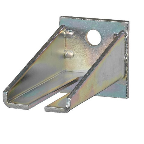Uchwyt ścienny regulowany długi do szyny 65x60mm typ 25.B06 ocynk