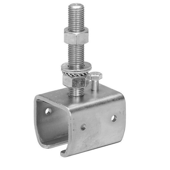 Uchwyt regulowany do szyny 40x35mm typ 73.B04 stal kwasoodporna A4 (AISI 316)