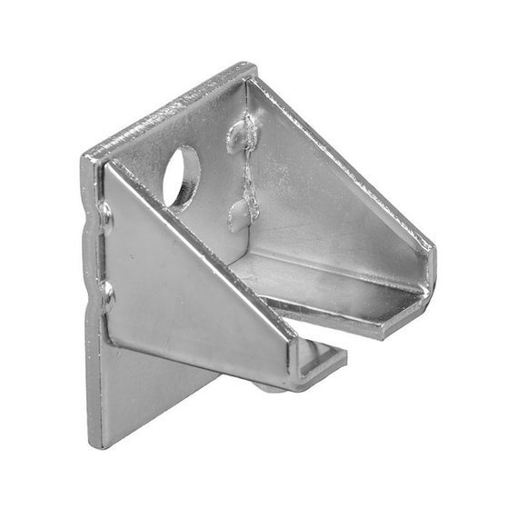 Uchwyt ścienny regulowany krótki do szyny 48.5x43.5mm typ 54.B05 żółty ocynk