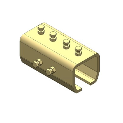 Łącznik szyny nośnej 80x75 mm typ 26.B49P, EN 795:2012, CEN/TS 16415:2013-D, ocynk