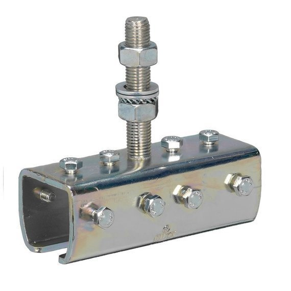 Łącznik (mufa) z regulacją wysokości do szyny 40x35mm typ 23.B11 ocynk