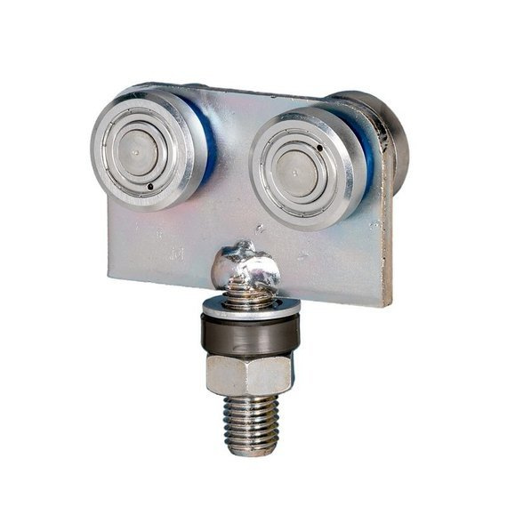 Wózek 4-kołowy do szyny 48.5x43.5mm typ 24.R64 ocynk