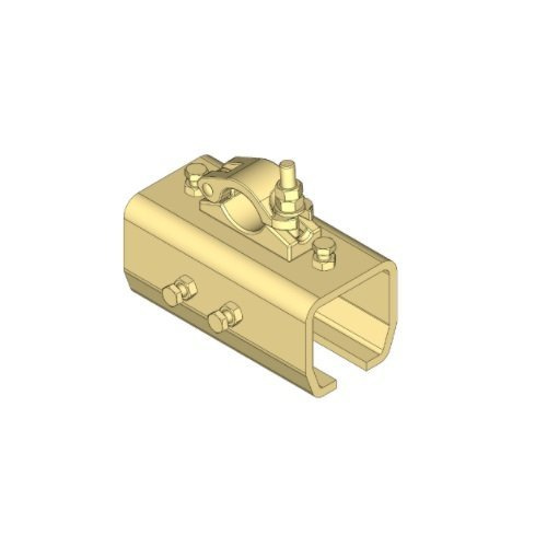 Łącznik szyny nośnej 80x75 mm typ 26.B80P, EN 795:2012, CEN/TS 16415:2013-D, z mocowaniem rurowym (40-48,3mm), ocynk