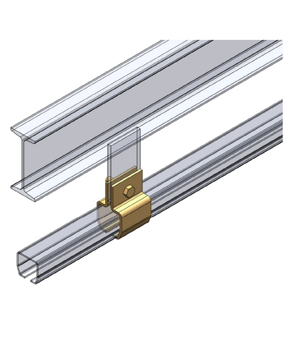 Uchwyt do szyny 30x28mm typ 21.B03 ocynk