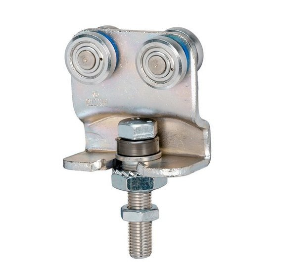 Wózek 4-kołowy do szyny 43.5x48.5mm typ 24.R86 ocynk